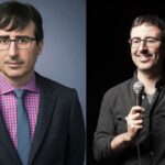 John Oliver hosting his popularHBO show 'Last Week Tonight;